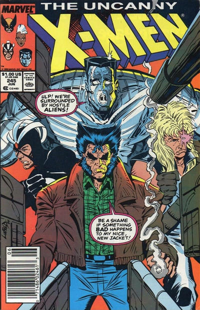 The Uncanny X-Men #245 [Newsstand] - Vg/Fn