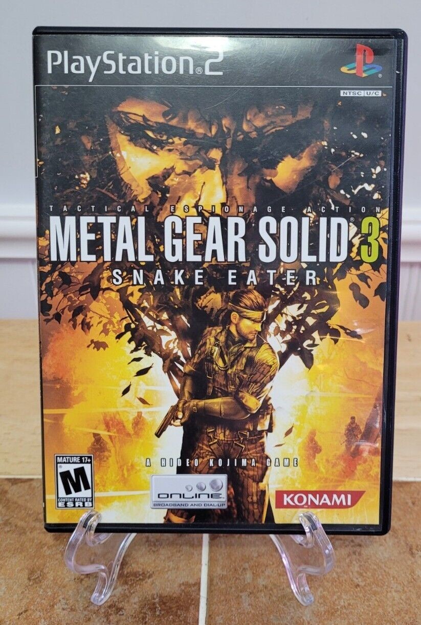 Playstation 2 Ps2 Metal Gear Solid 3 Snake Eater
