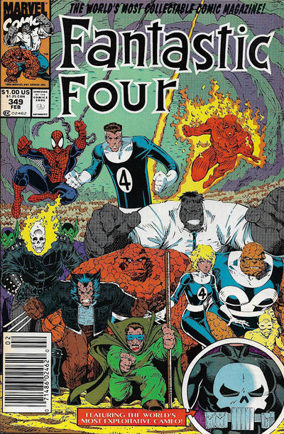 Fantastic Four #349 [Newsstand] - Vg-
