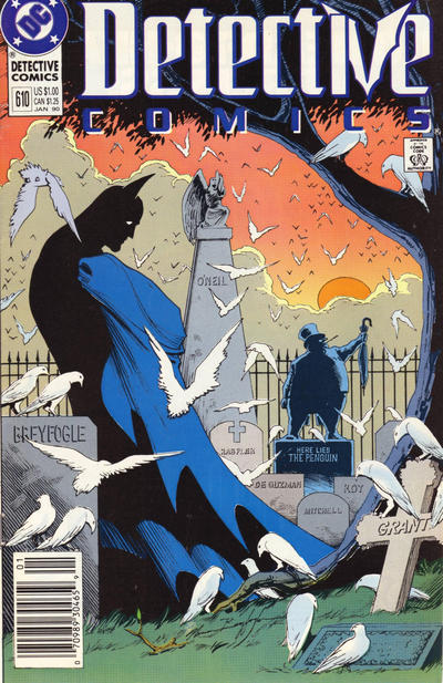 Detective Comics #610 [Newsstand]-Fine (5.5 – 7)