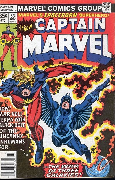 Captain Marvel #53 [Regular Edition]-Near Mint (9.2 - 9.8)