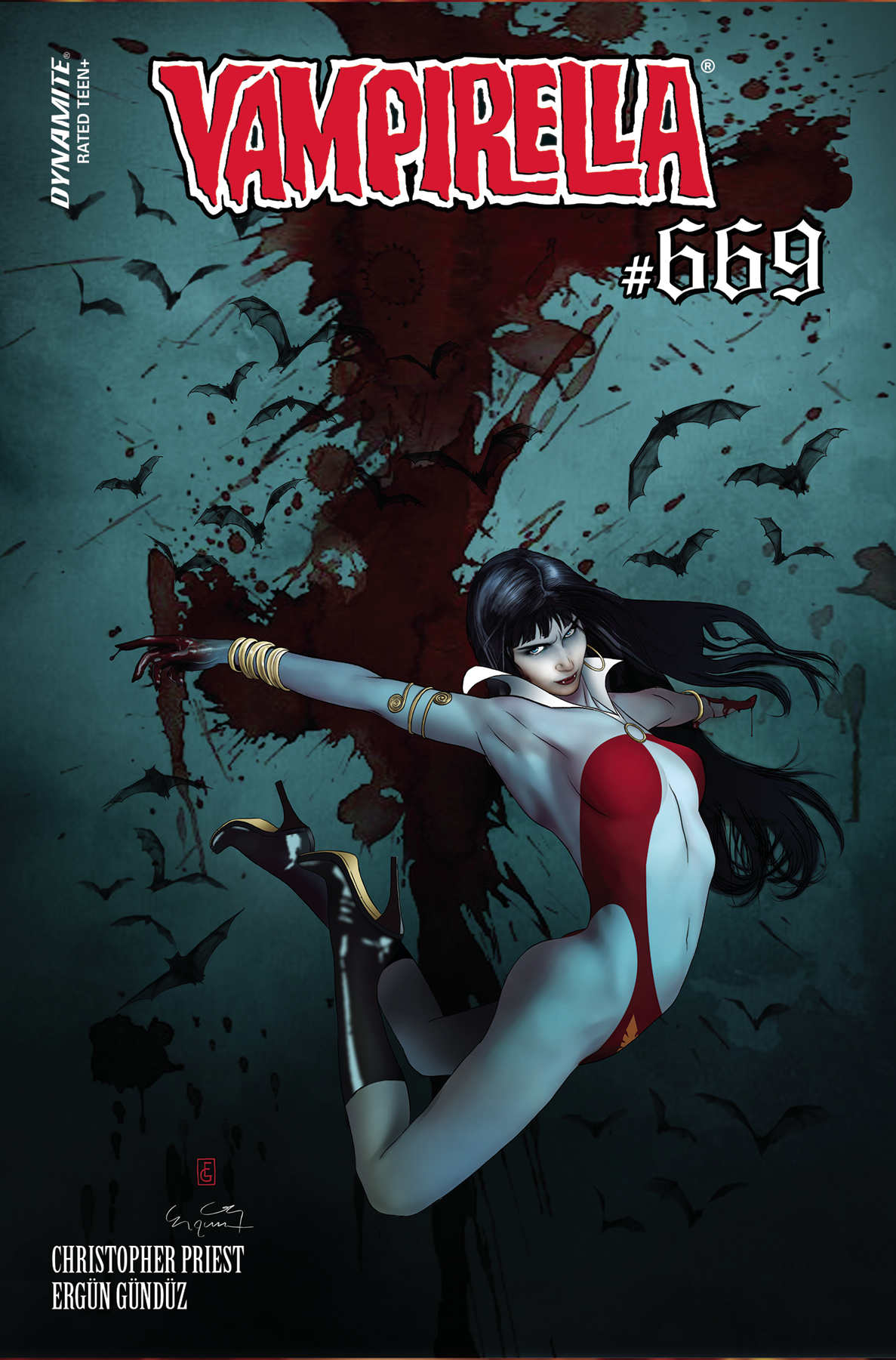 Vampirella #669 Cover F 7 Copy Incentive Gunduz Original