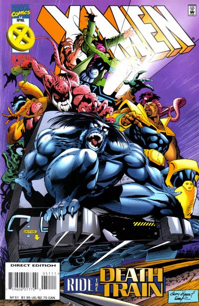 X-Men #51 [Direct Edition]-Very Fine 