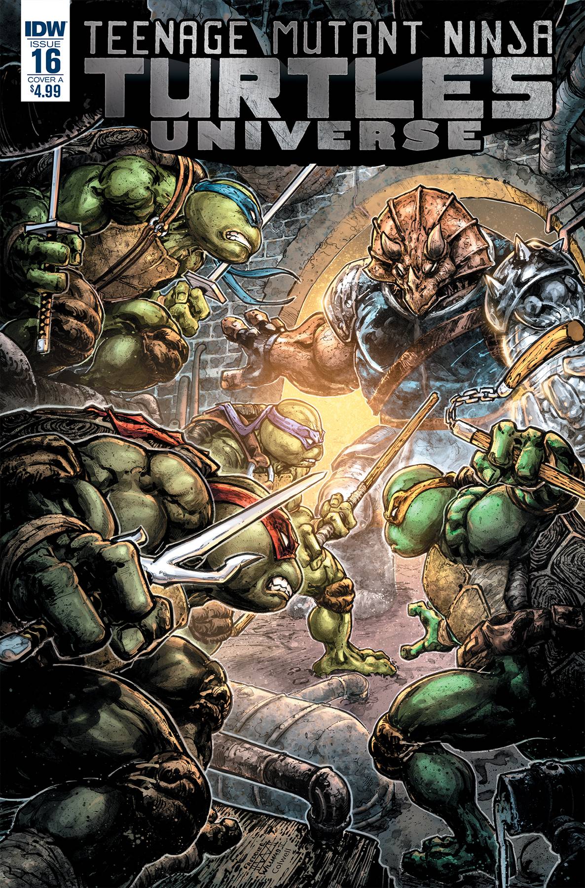 Teenage Mutant Ninja Turtles Universe #16 Cover A Williams II