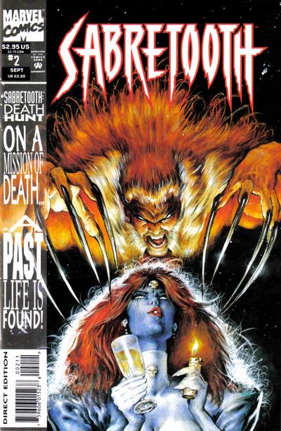 Sabretooth #2 [Direct](1993)-Very Fine (7.5 – 9)