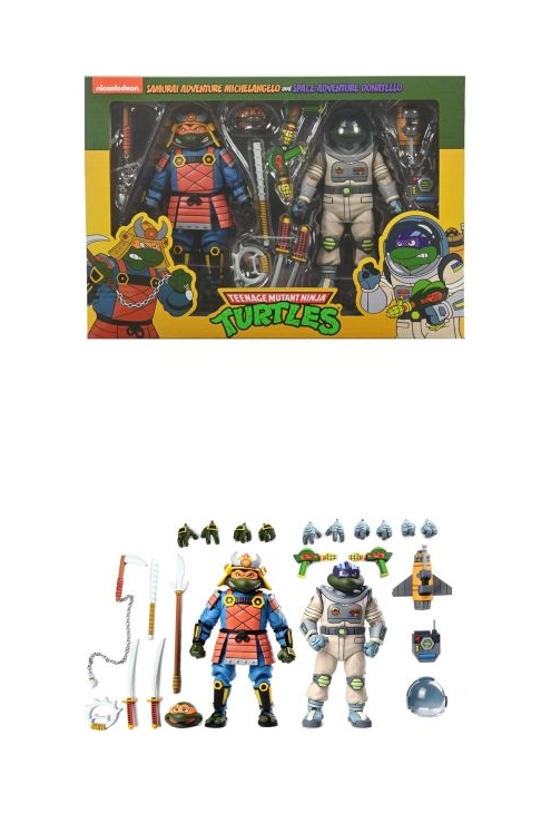 *Pre-Order*Teenage Mutant Ninja Turtles (Cartoon) Space Adventure & Samurai Turtles 2 Pack