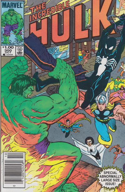 Incredible Hulk #300 [Newsstand]-Near Mint (9.2 - 9.8)