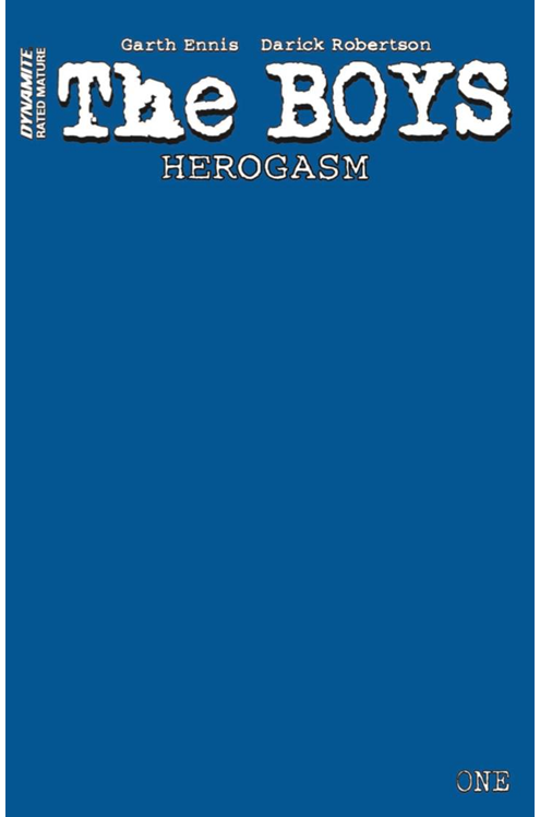 Boys Herogasm #1 Blue Blank Authentix