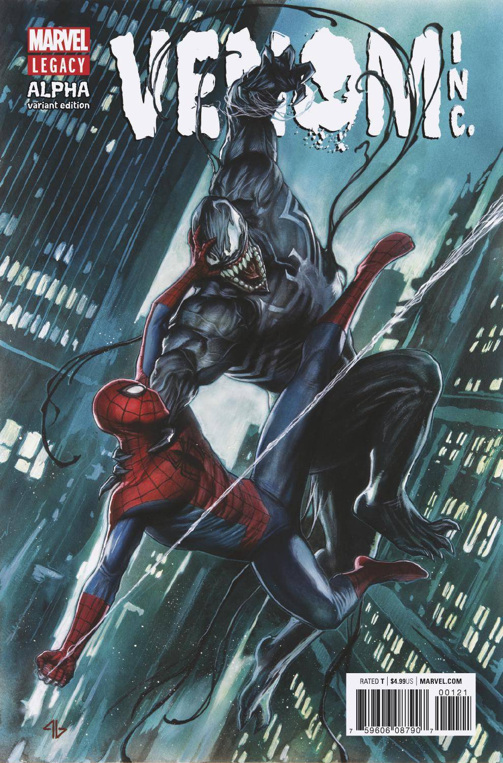 Amazing Spider-Man/venom Venom Inc Alpha #1 Granov Variant A Leg (Of 1)