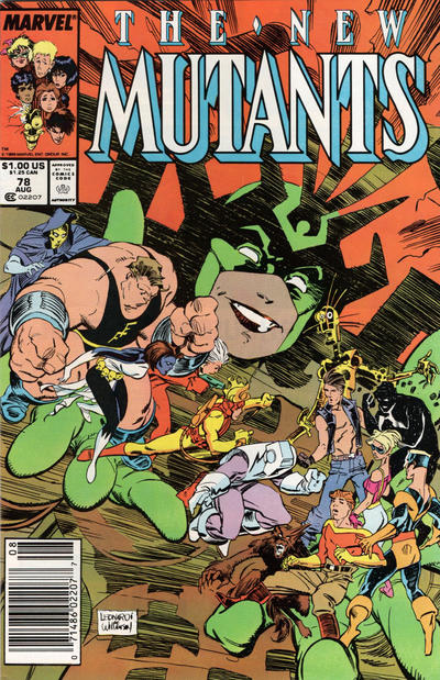 The New Mutants #78 [Newsstand]-Very Fine