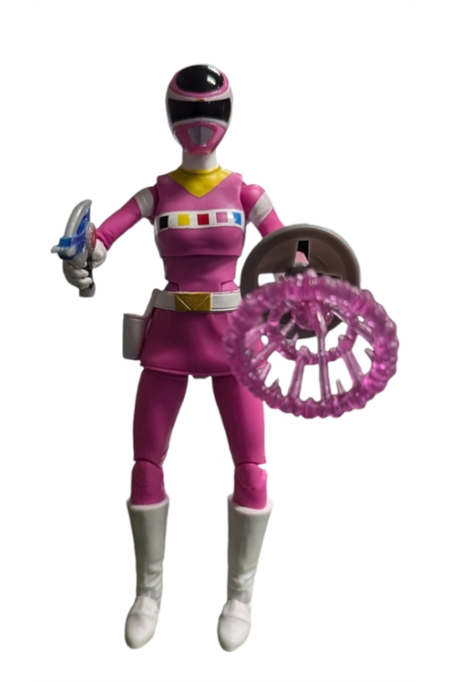 2021 Hasbro Power Rangers In Space Pink Ranger Complete Pre-Owned