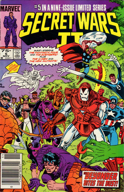 Secret Wars II #5 [Newsstand]-Fine (5.5 – 7)