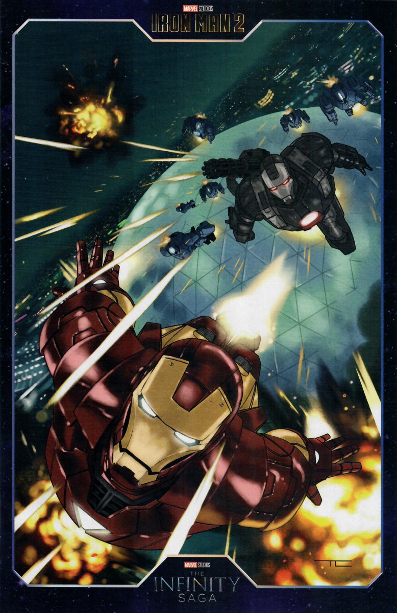 Captain America Iron Man #1 Clarke Infinity Saga Variant (Of 5)
