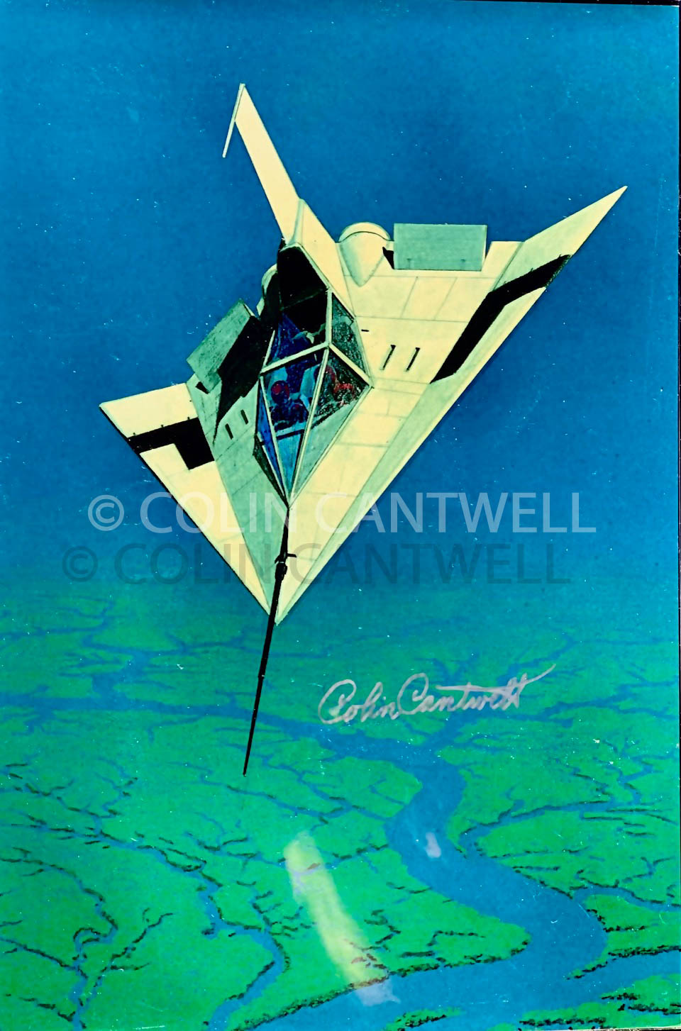 C5 Sith Ship Prototype Signed By Colin Cantwell