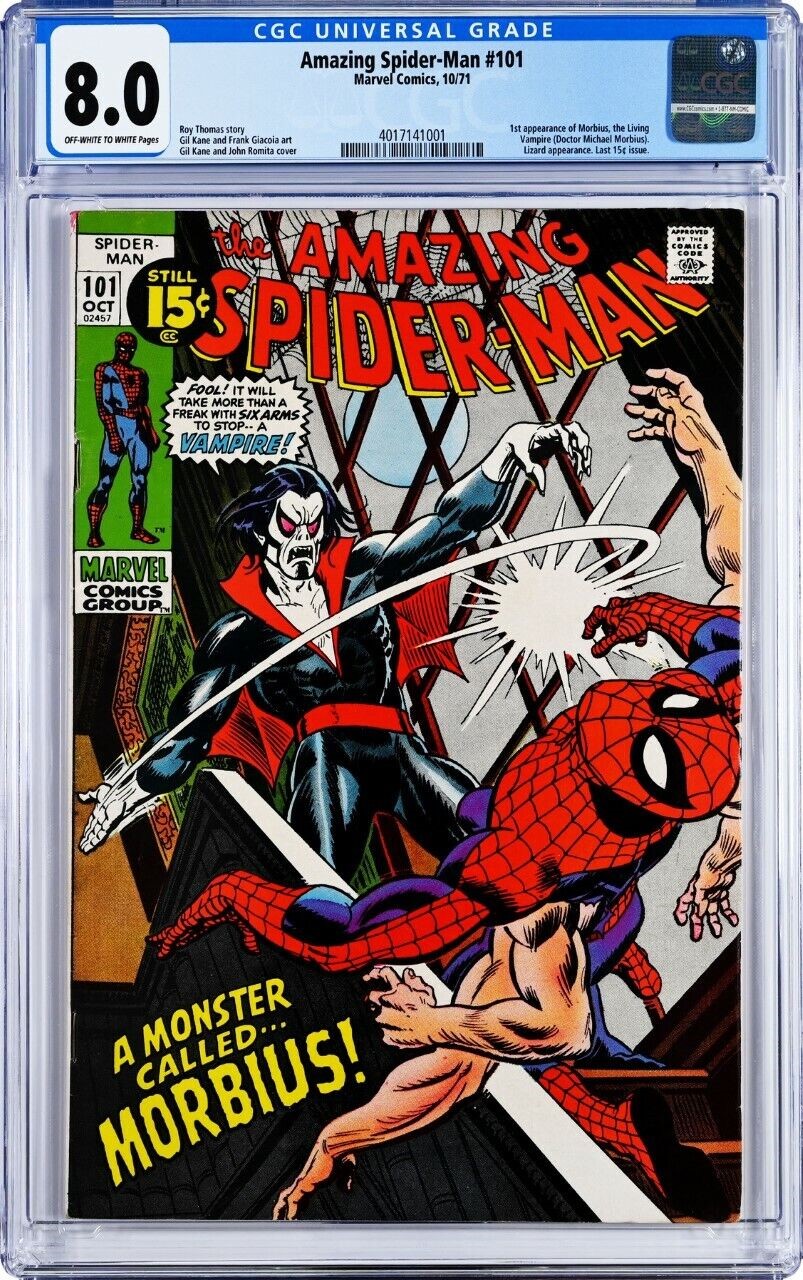 Amazing Spider-Man #101 Cgc 8.0 Vf (O)
