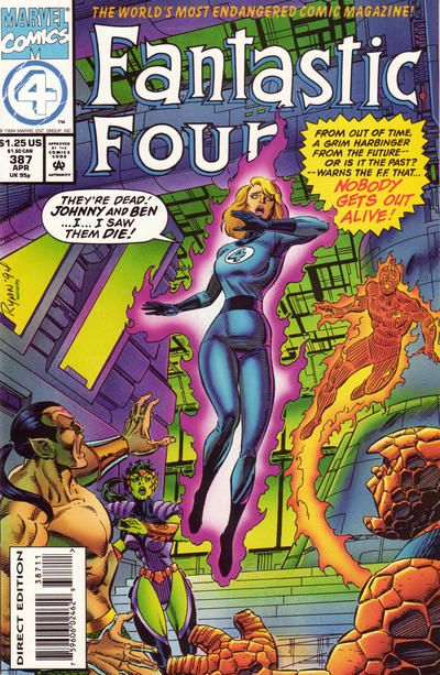 Fantastic Four #387 [Regular Direct Edition] - Vf/Nm 9.0