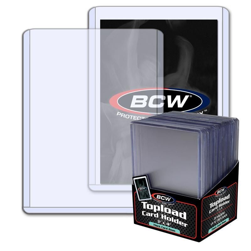 BCW Topload Card Holder 3x4 2mm