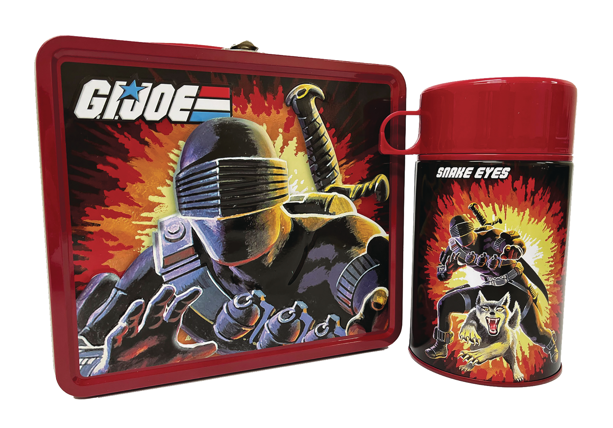 Tin Titans GI Joe Stormshadow & Snake Eyes Lunchbox 