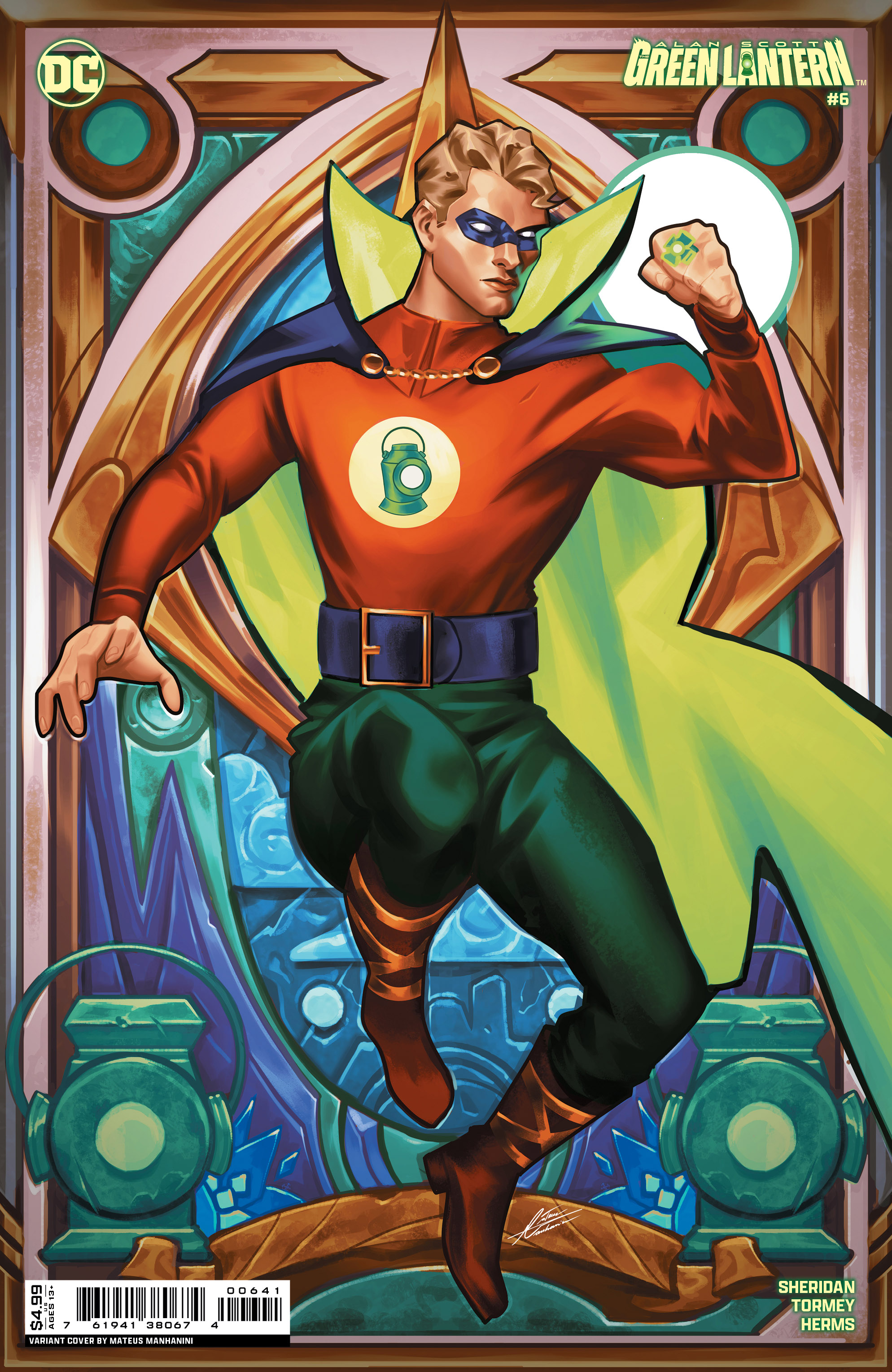 Alan Scott the Green Lantern #6 Cover C Mateus Manhanini Card Stock Variant (Of 6)