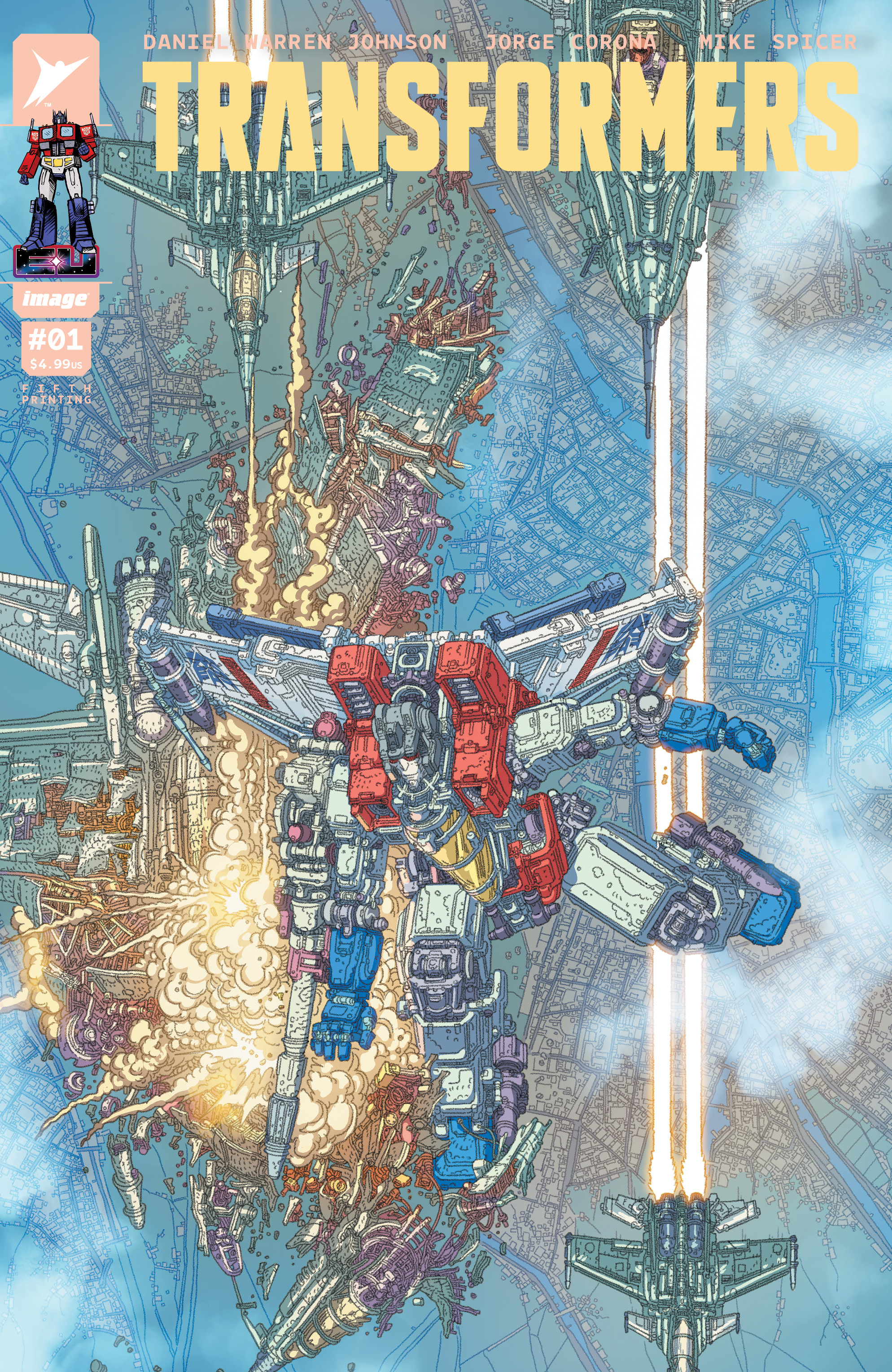 Transformers #1 5th Printing Cover A Bratukhin