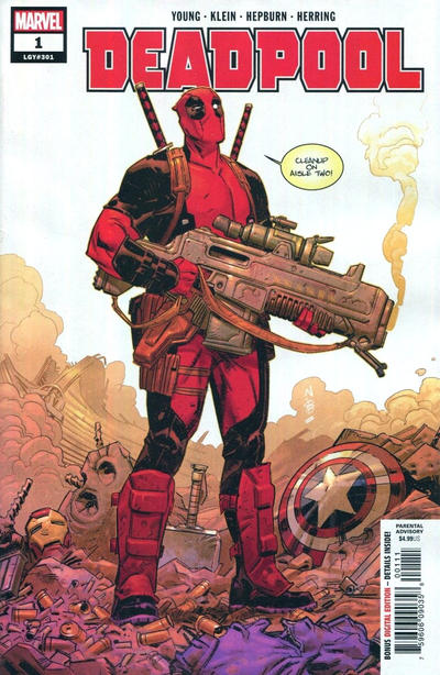 Deadpool #01 [Nic Klein]-Near Mint (9.2 - 9.8) 1st Cameo Appearance of Good Night, In Shadows