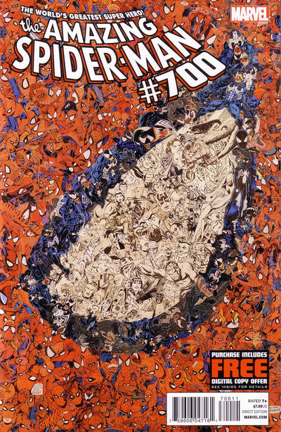 The Amazing Spider-Man #700 [Direct Edition]-Fine 