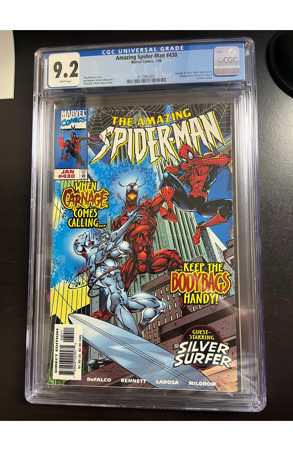 Amazing Spider-Man #430 Cgc 9.2