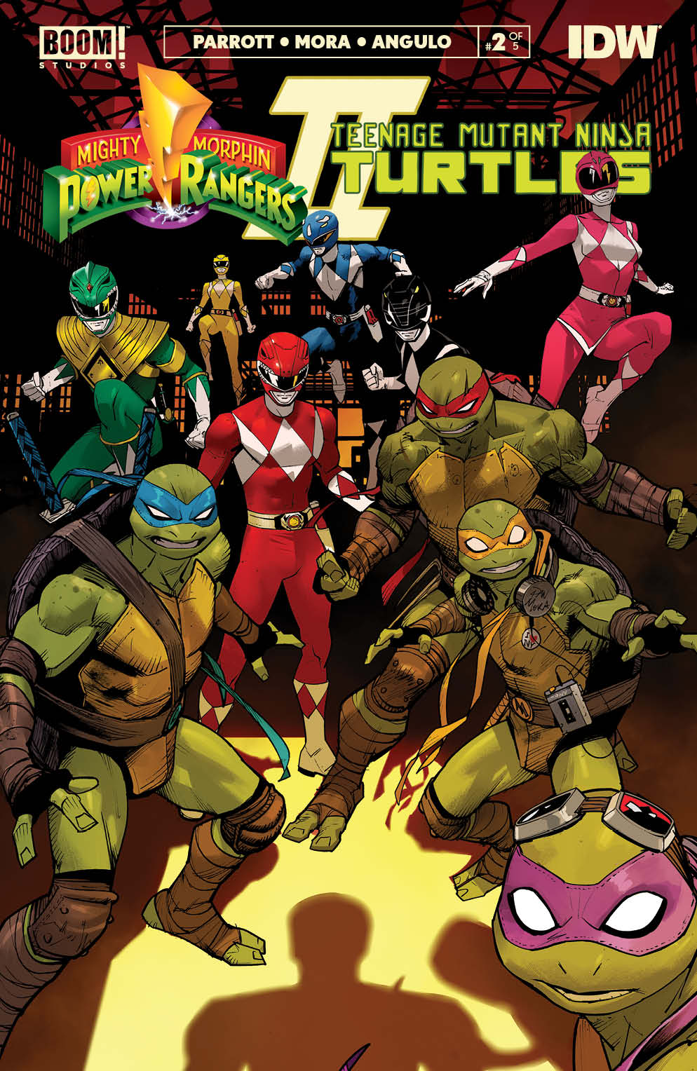 Mighty Morphin Power Rangers Teenage Mutant Ninja Turtles II #2 Cover A Mora (Of 5)
