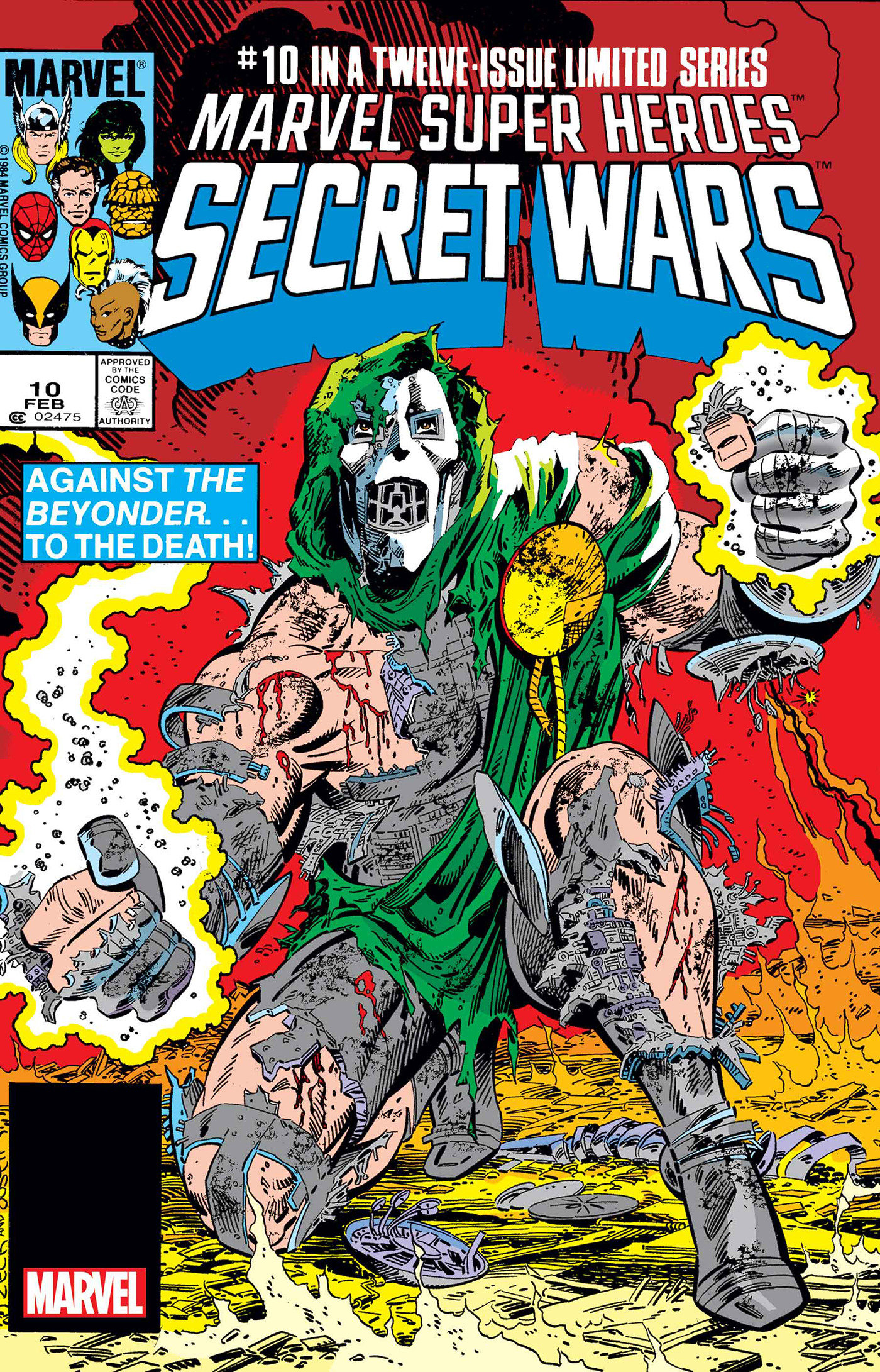 Marvel Super Heroes Secret Wars #10 Facsimile Edition Foil Variant