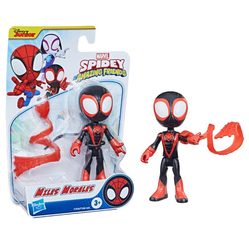 Spider-Man Spidey and His Amazing Friends Miles Morales Hero Figure