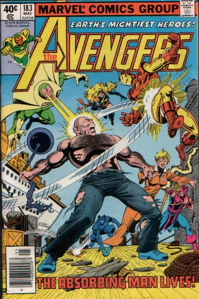 The Avengers #183 [Newsstand]-Fine 