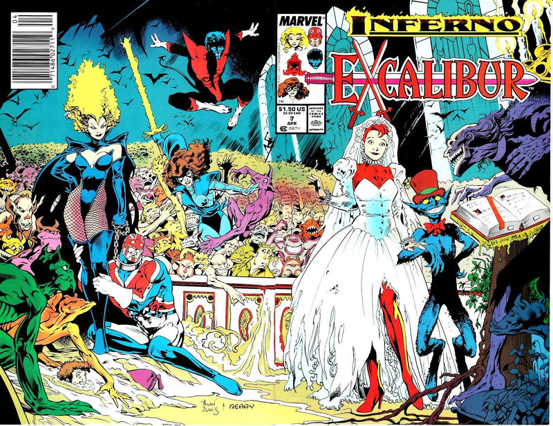 Excalibur #7 [Newsstand] - Vf-