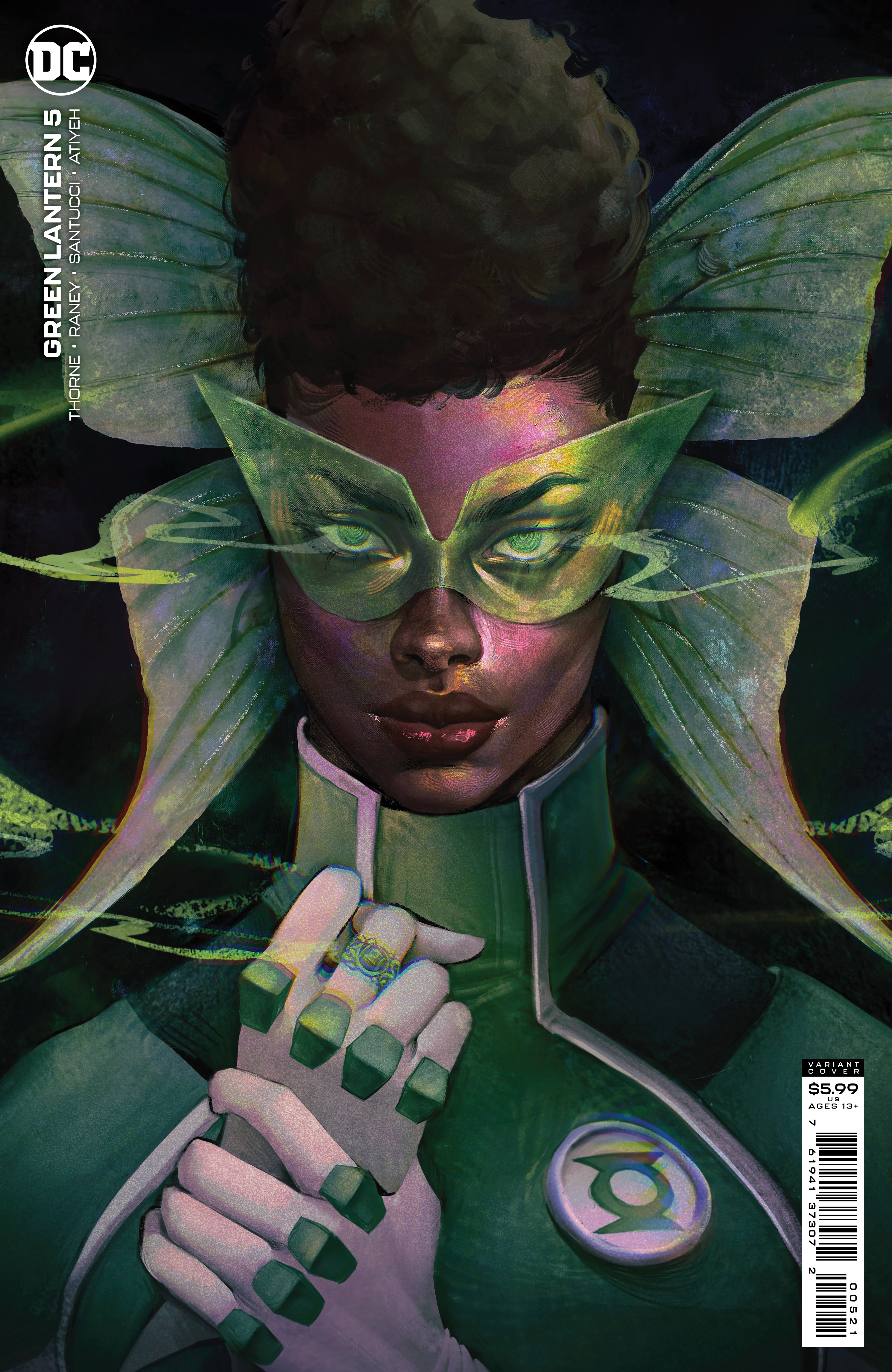 Green Lantern #5 Cover B Juliet Nneka Card Stock Variant (2021)