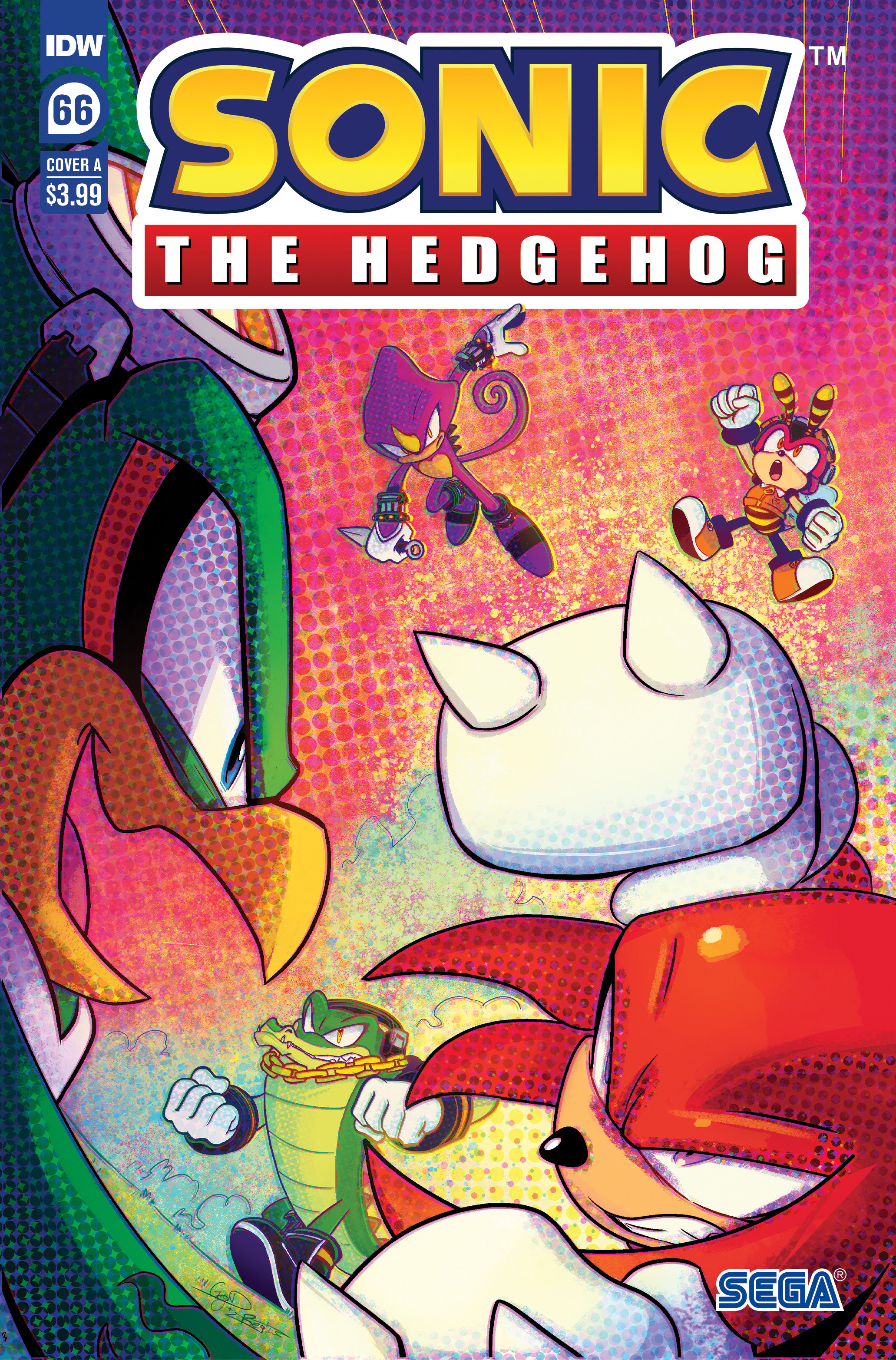 Sonic the Hedgehog #66 Cover A Dutreix
