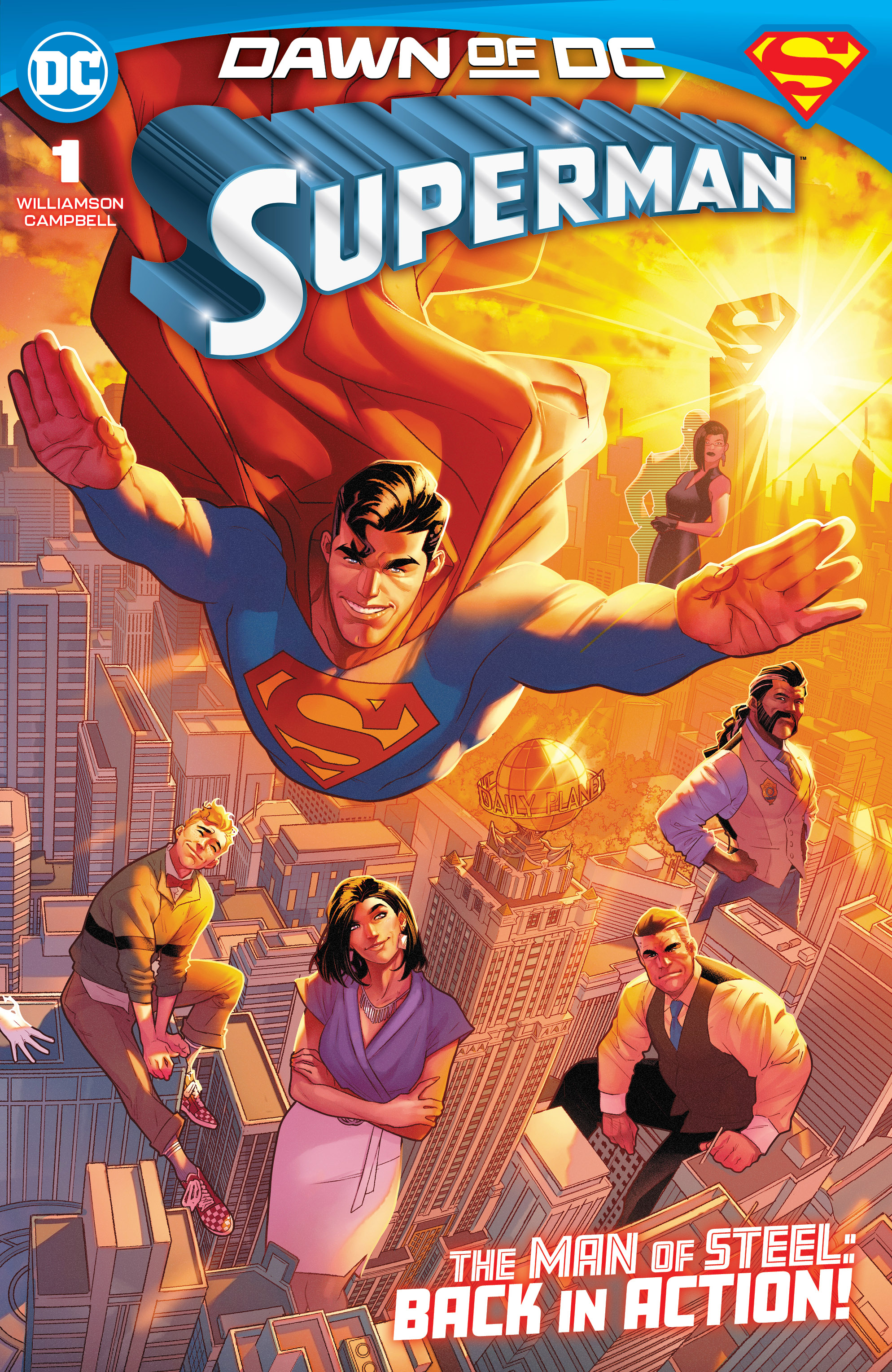 Superman #1 Cover A Jamal Campbell (2023)