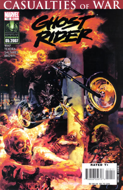 Ghost Rider #10 [Direct Edition]-Near Mint (9.2 - 9.8) Arthur Suydam Cover