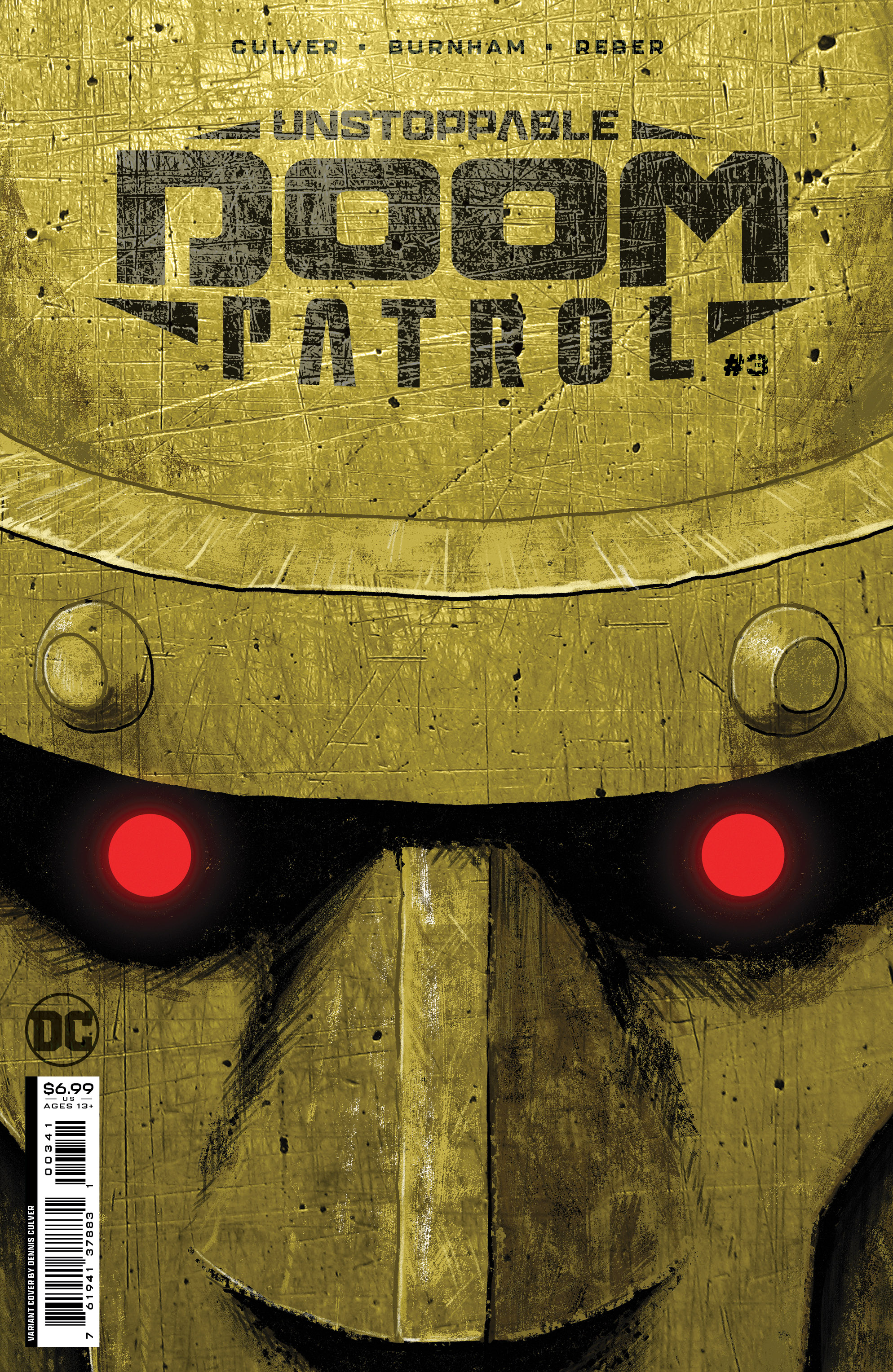 Unstoppable Doom Patrol #3 Cover D Dennis Culver Foil Variant (Of 6)