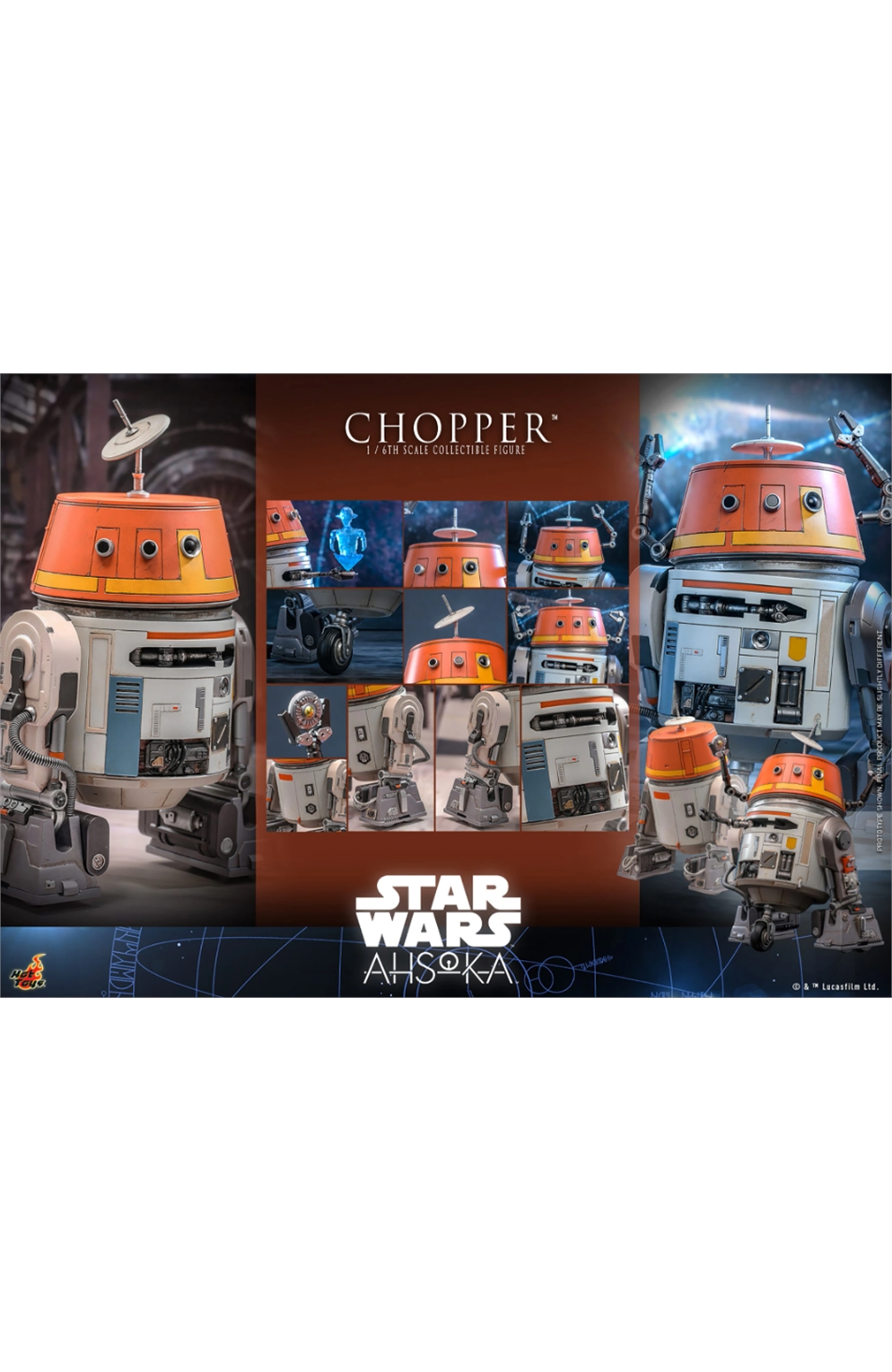 Chopper Star Wars Sixth Scale Figure By Hot Toys