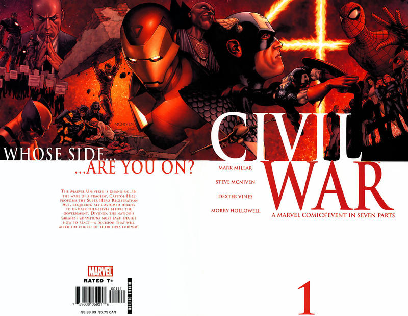 Civil War #1 [Standard Cover] - Fn+