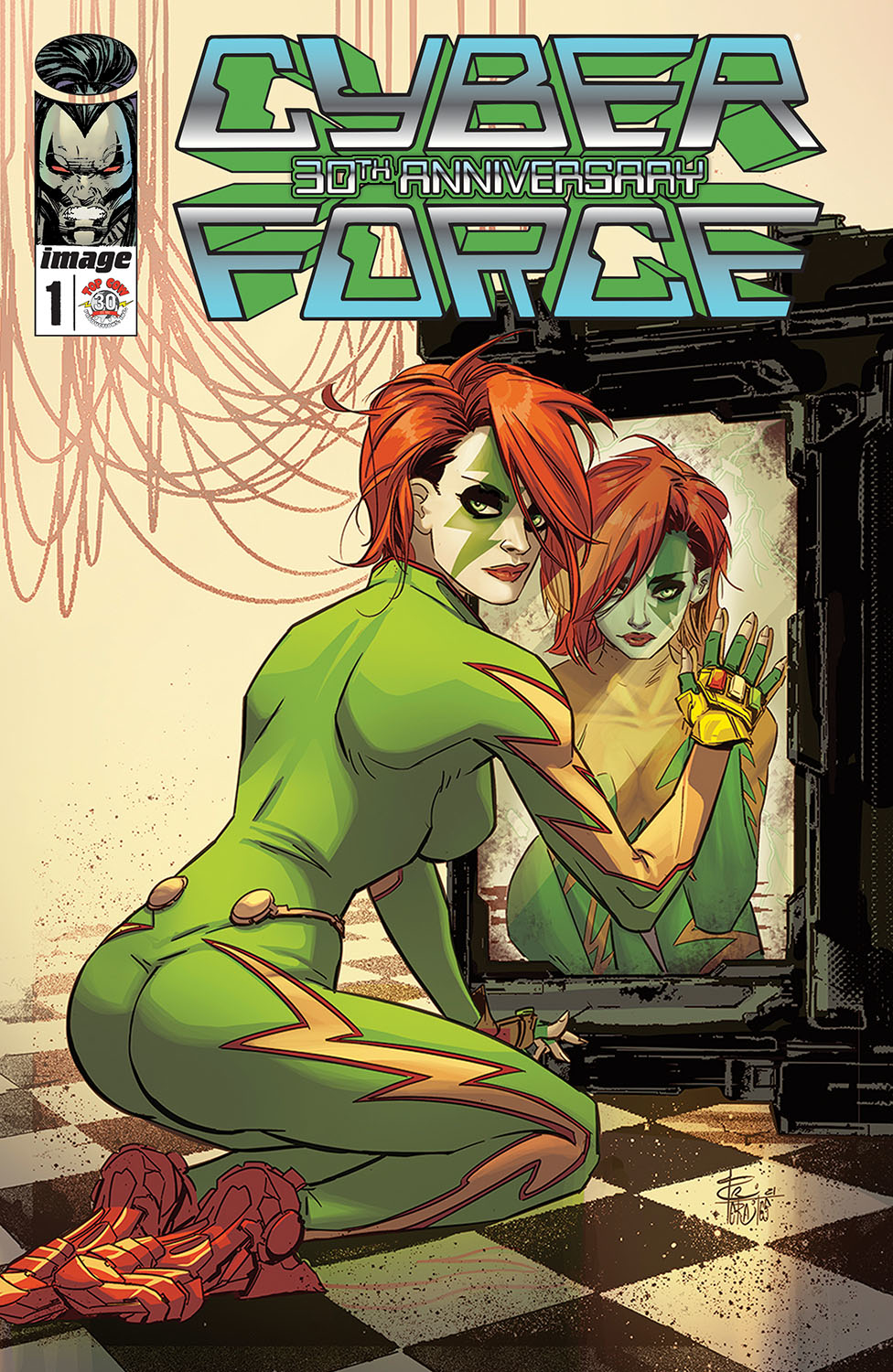 Cyberforce #1 30th Anniversary Edition Cover B Petraites (Mature)