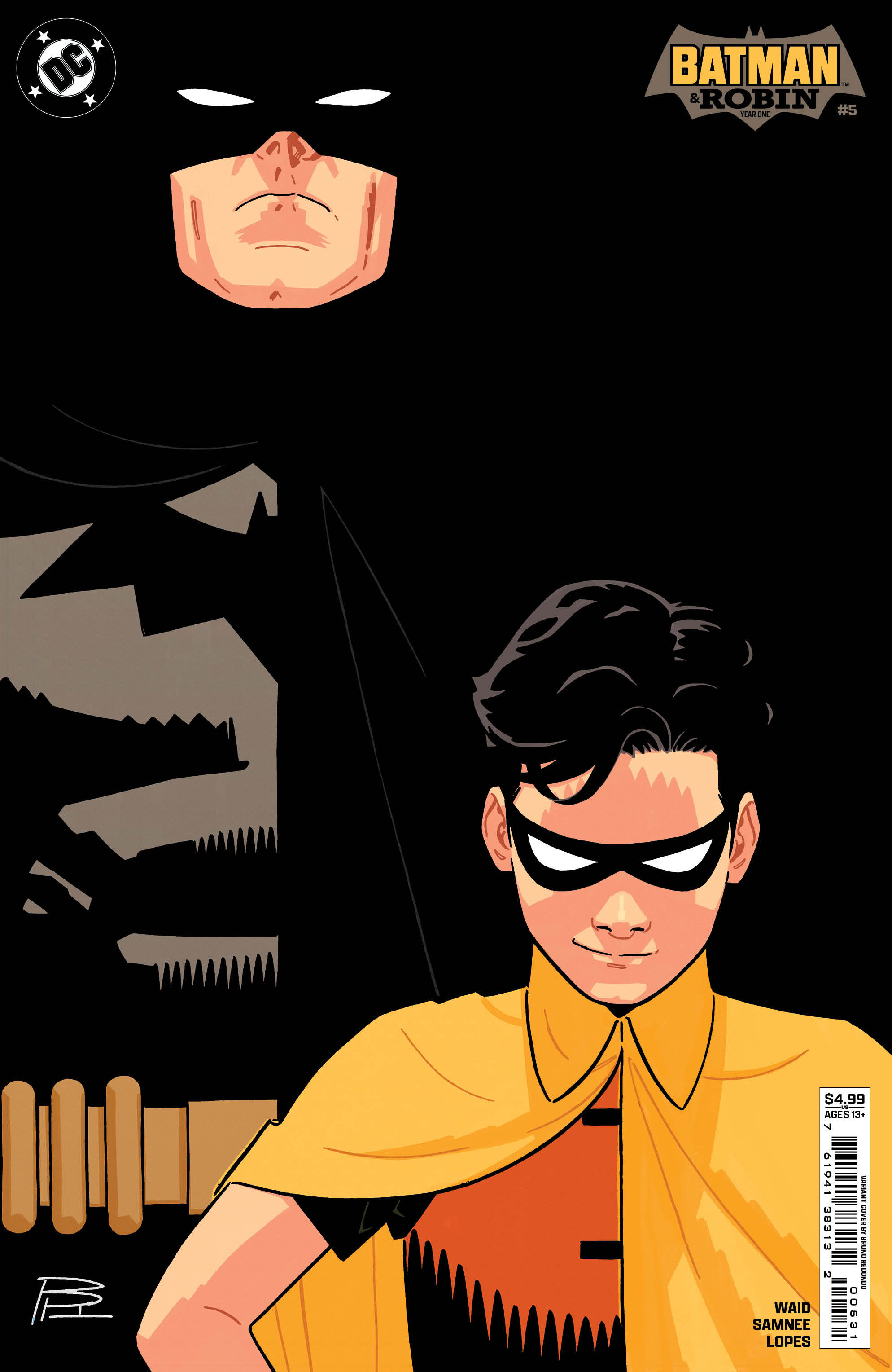 Batman and Robin Year One #5 (Of 12) Cover C Bruno Redondo Card Stock Variant