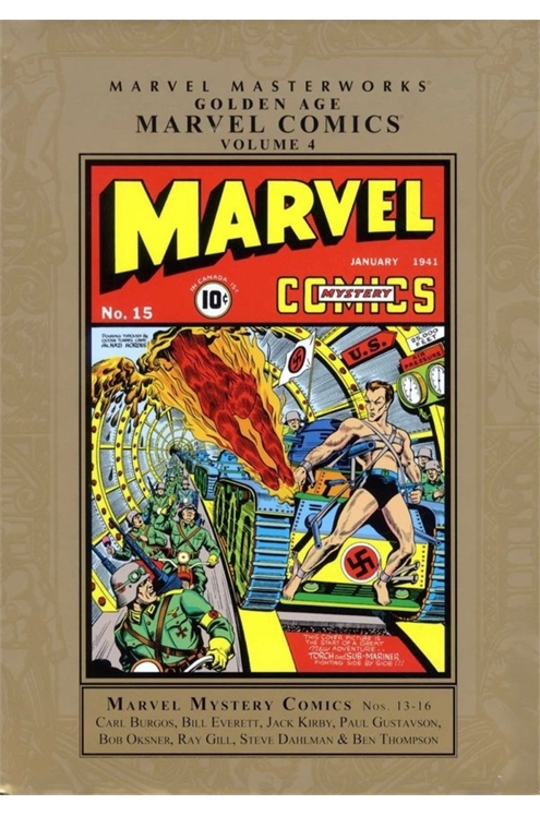 Marvel Masterworks Golden Age: Marvel Comics Volume 4 Hardcover Sealed Polywrap