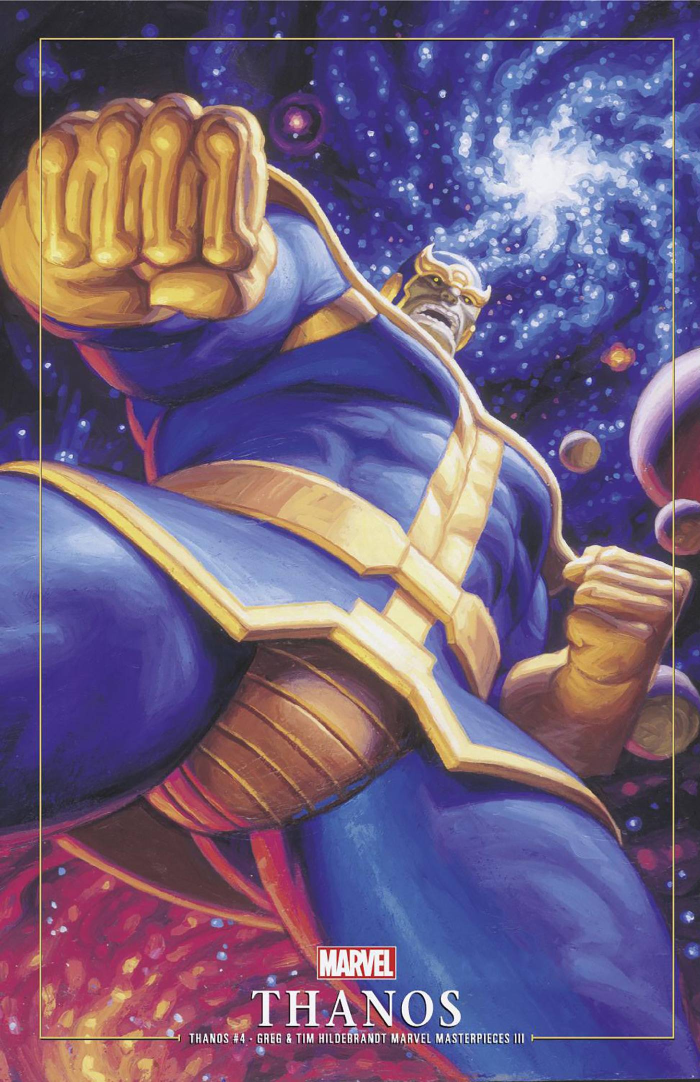 Thanos #4 Greg and Tim Hildebrandt Thanos Marvel Masterpieces III Variant (2023)