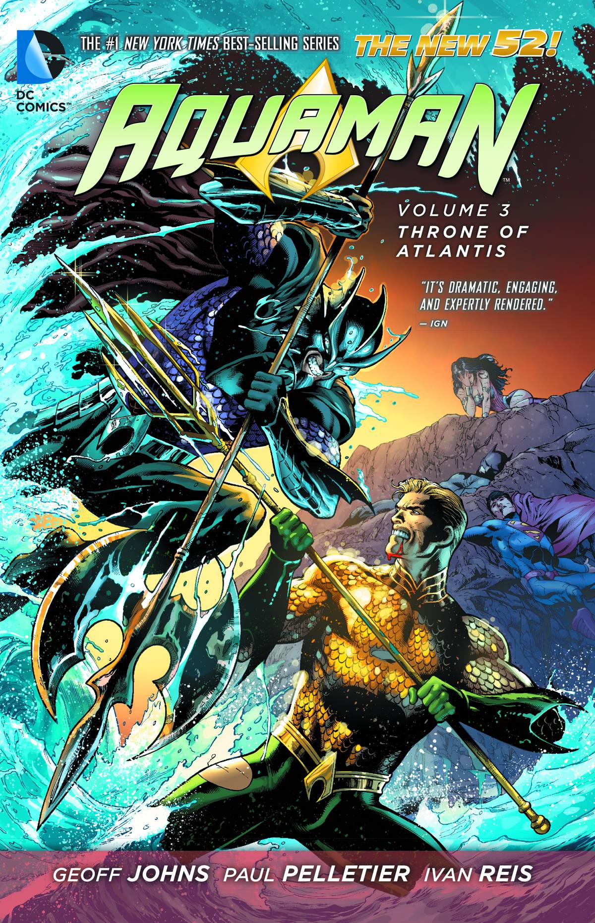 Aquaman Graphic Novel Volume 3 Throne of Atlantis (New 52)
