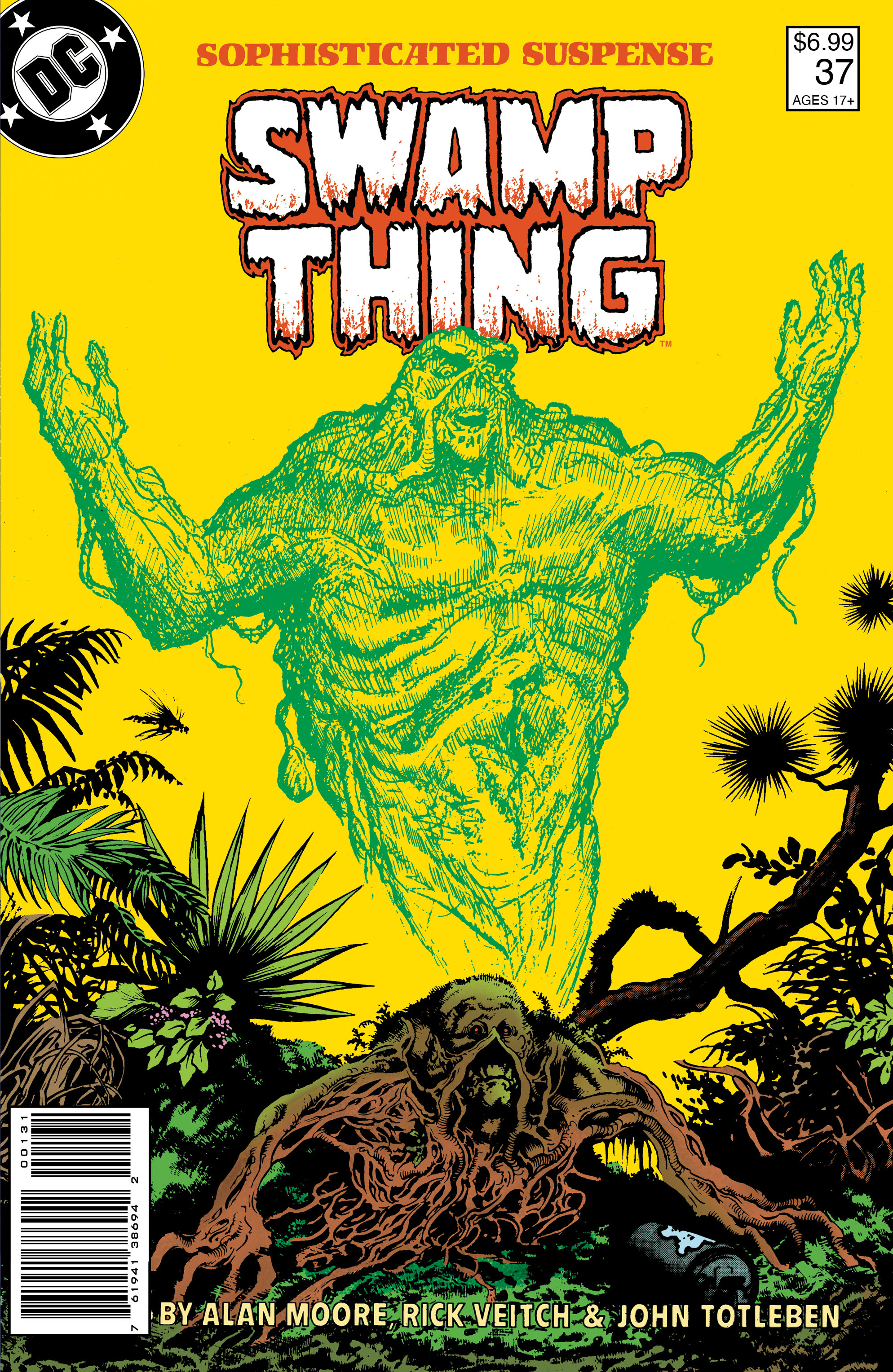 Saga of the Swamp Thing Facsimile Edition #37 Cover D Stephen R Bissette & John Totleben Foil Variant