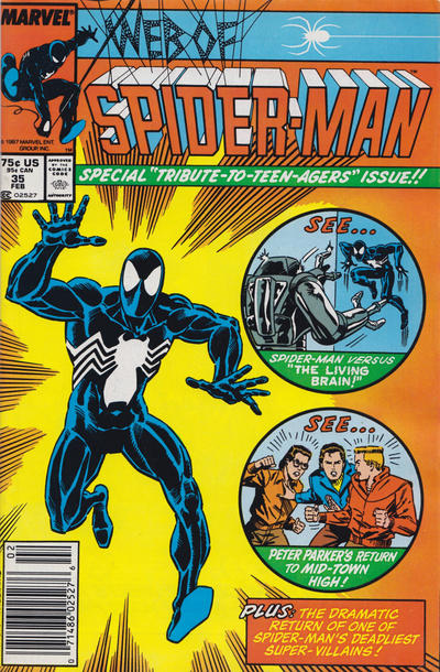 Web of Spider-Man #35 [Newsstand]-Fine (5.5 – 7)