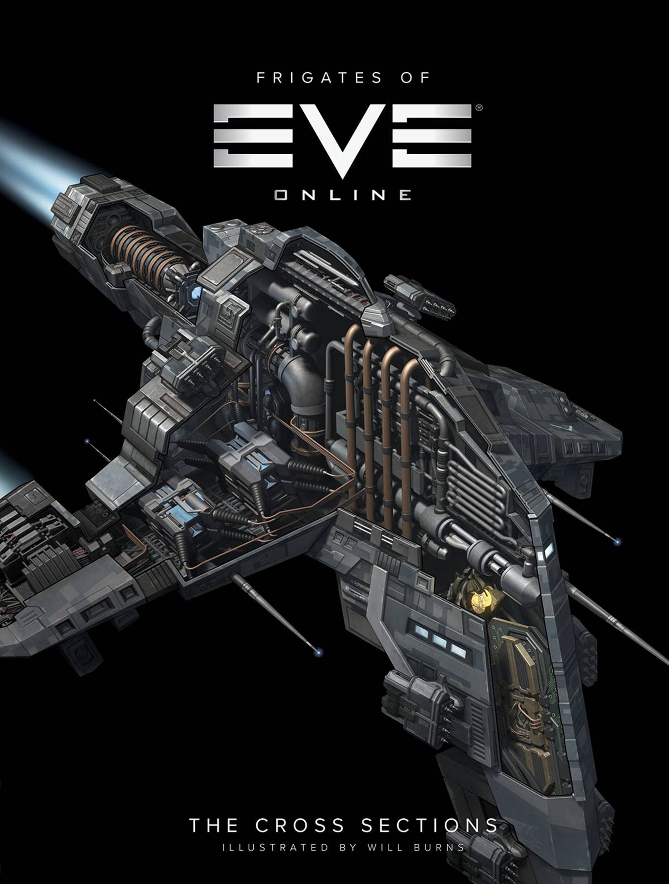 Frigates of Eve Online Cross Sections Hardcover