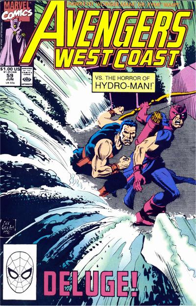 Avengers West Coast #59 [Direct]-Fine