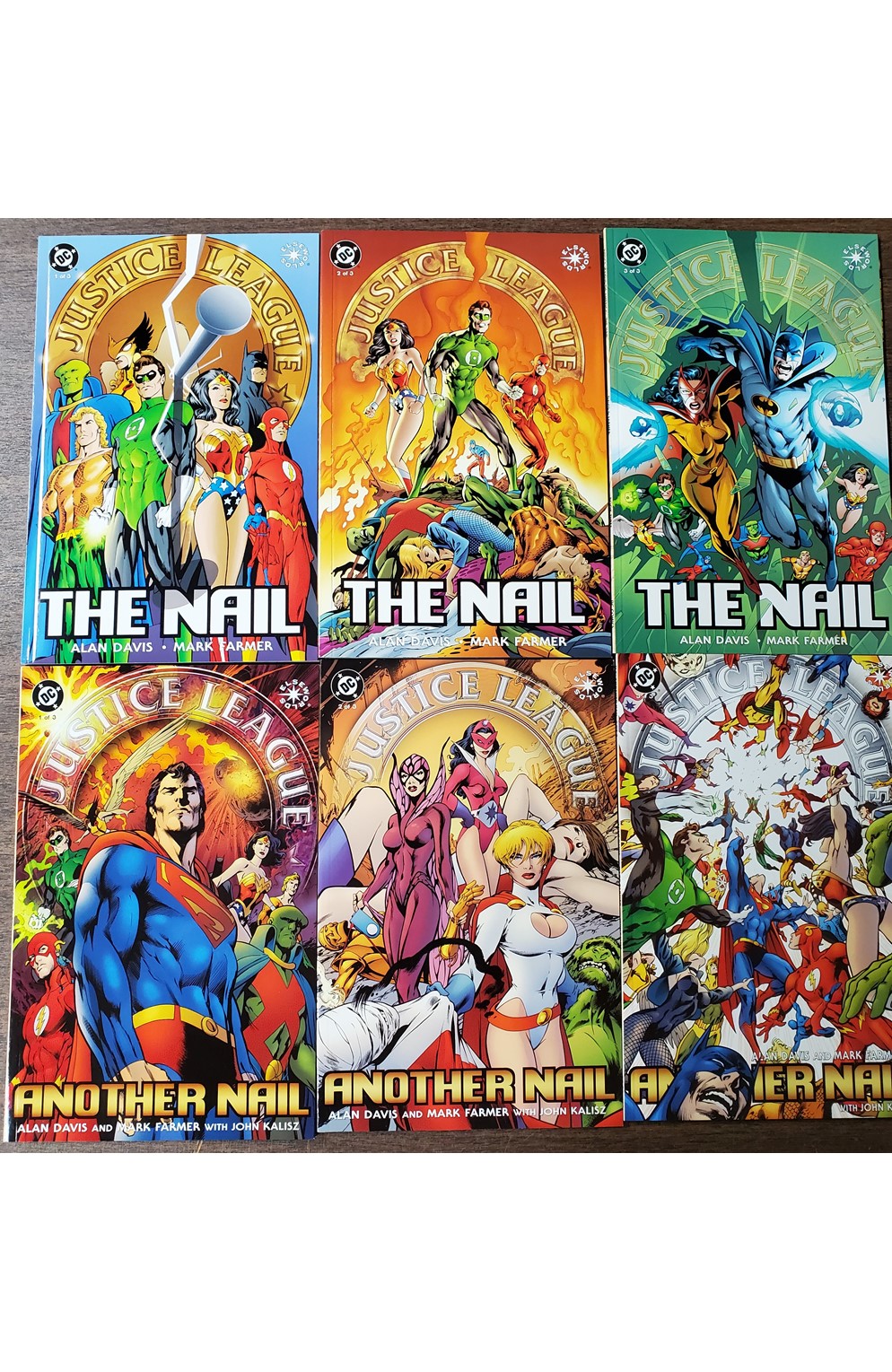 Justice League The Nail #1-3, Another Nail #1-3 (DC 1998 2004) Set