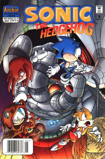 Sonic The Hedgehog #58-Very Fine (7.5 – 9)